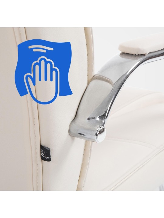 Attila látogatói szék, krém Attila látogatói szék, krém