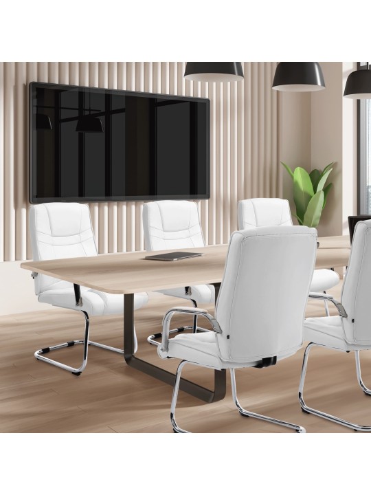 Attila látogatói szék, fehér