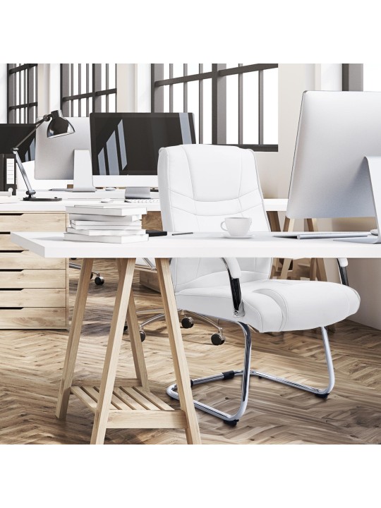 Attila látogatói szék, fehér