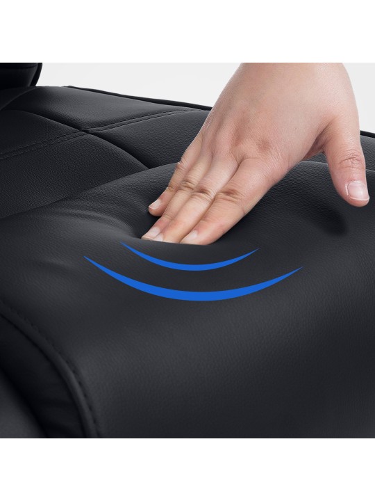 Attila látogatói szék, fekete/fekete