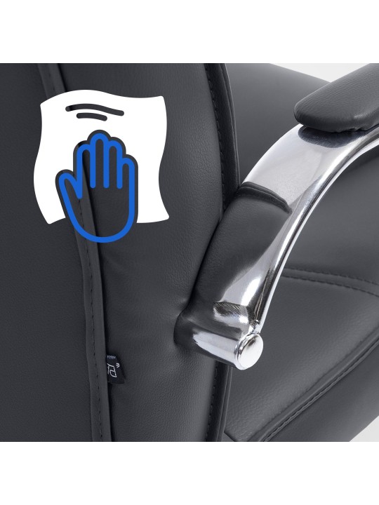 2 db Attila szék készlet, fekete