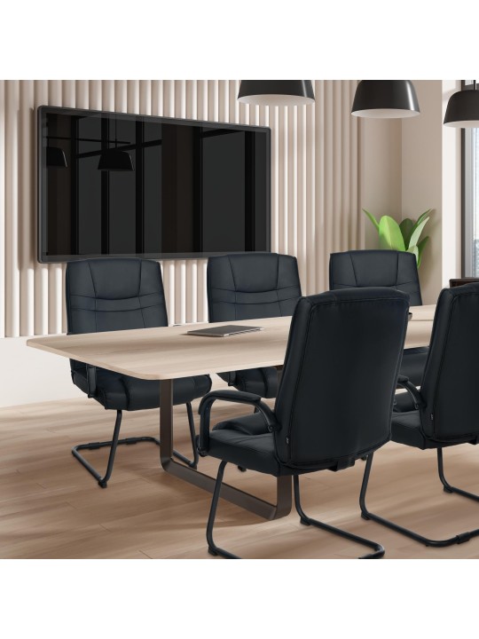 2 db Attila szék készlet, fekete/fekete