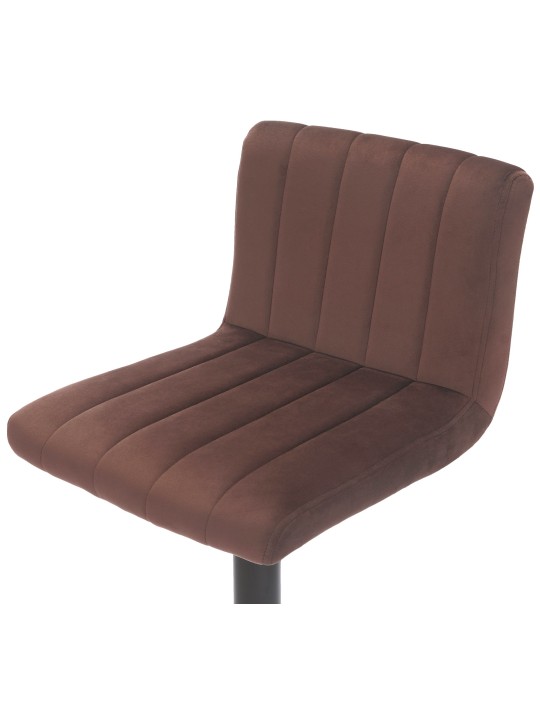 Bárszék Jamie bársony, barna