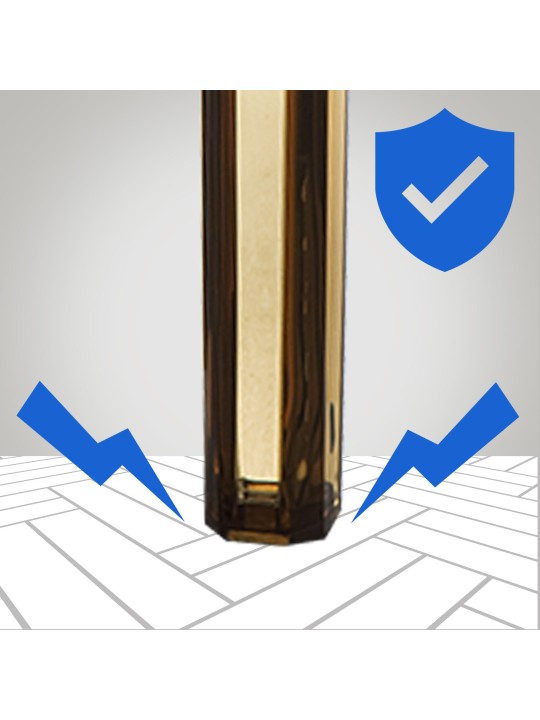 2 db bárszék készlet Fox, átlátszó, borostyán 2 db bárszék készlet Fox, átlátszó, borostyán