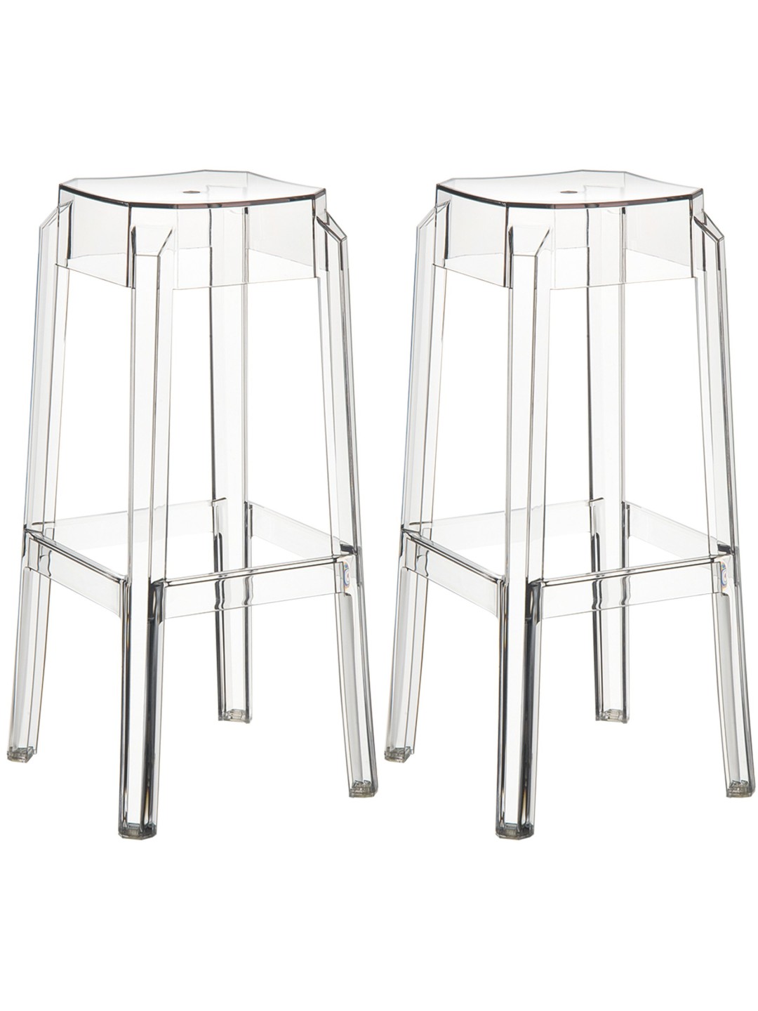 2 db bárszék készlet Fox, átlátszó