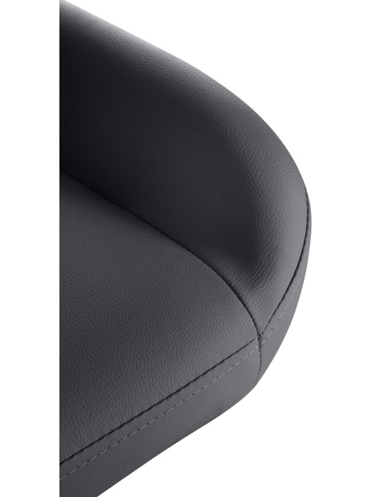 2 db-os bárszék Braga Gold műbőr készlet, fekete