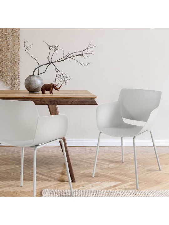 Alpena szék, világosszürke