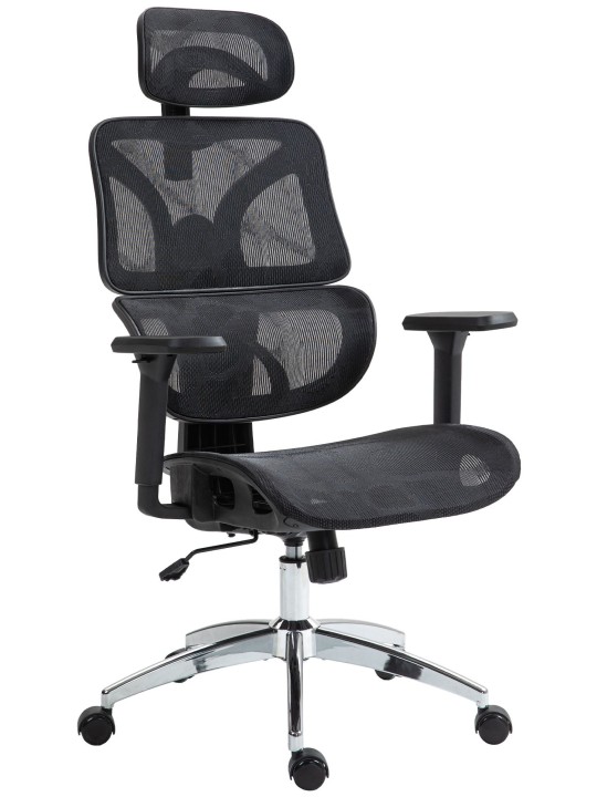 Deshler irodai szék, fekete