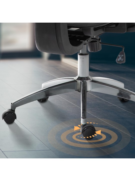 Deshler irodai szék, fekete