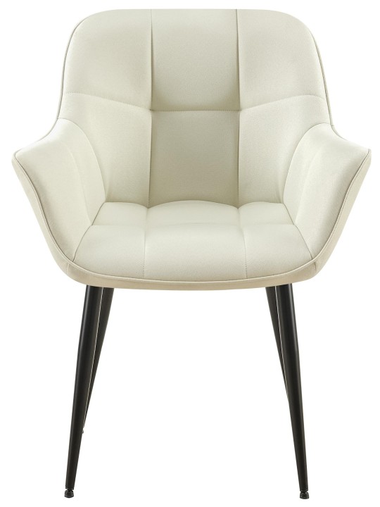 Roseville szövet étkezőszék, krém