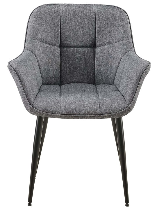 Roseville szövet étkezőszék, sötétszürke