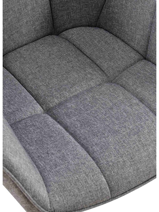 Roseville szövet étkezőszék, sötétszürke