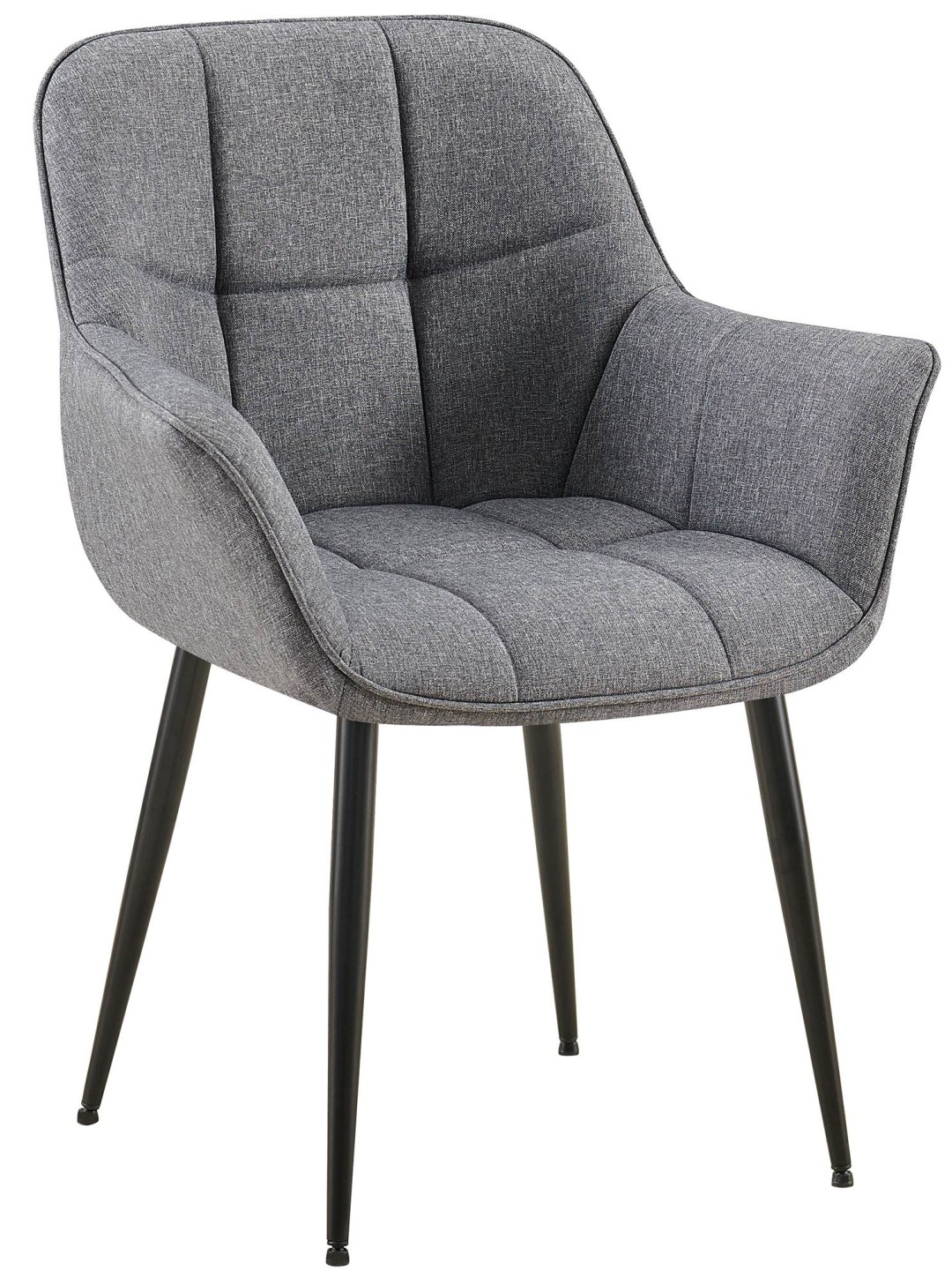 Roseville szövet étkezőszék, sötétszürke