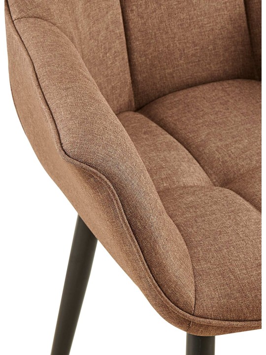 Roseville szövet étkezőszék, taupe