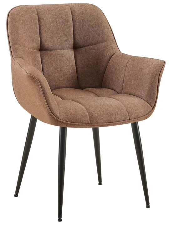 Roseville szövet étkezőszék, taupe