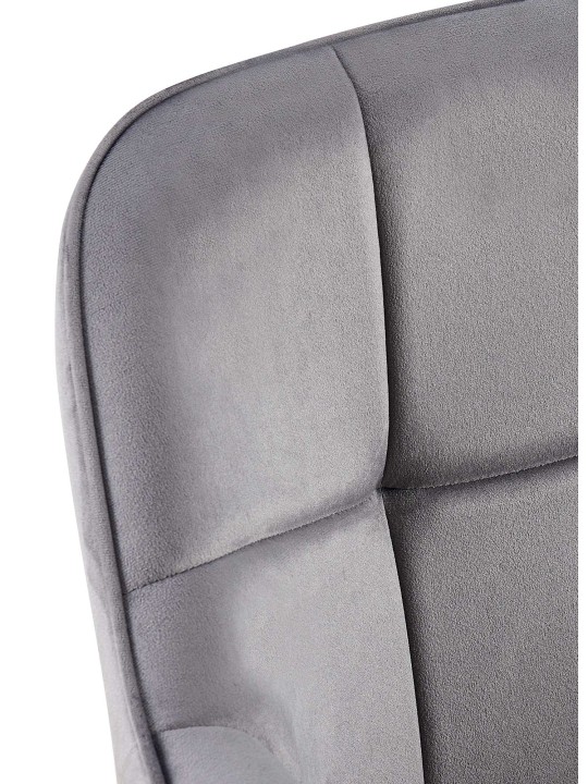 Roseville bársony étkezőszék, sötétszürke Roseville bársony étkezőszék, sötétszürke