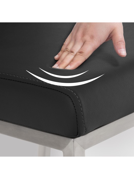 Colmar étkezőszék, fekete