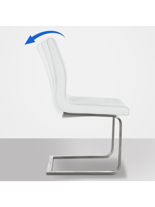 Belfort étkezőszék, fehér