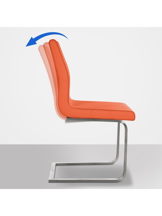 Belfort étkezőszék, narancs