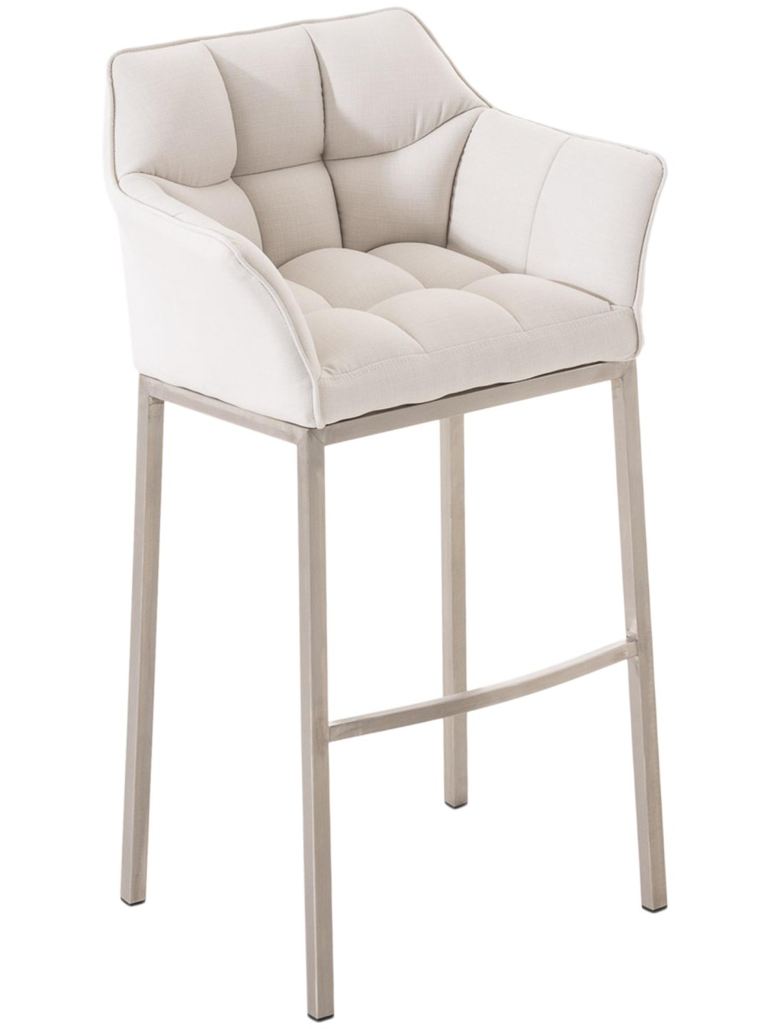 Damaso E szövet bárszék 4 méteres kerettel, fehér