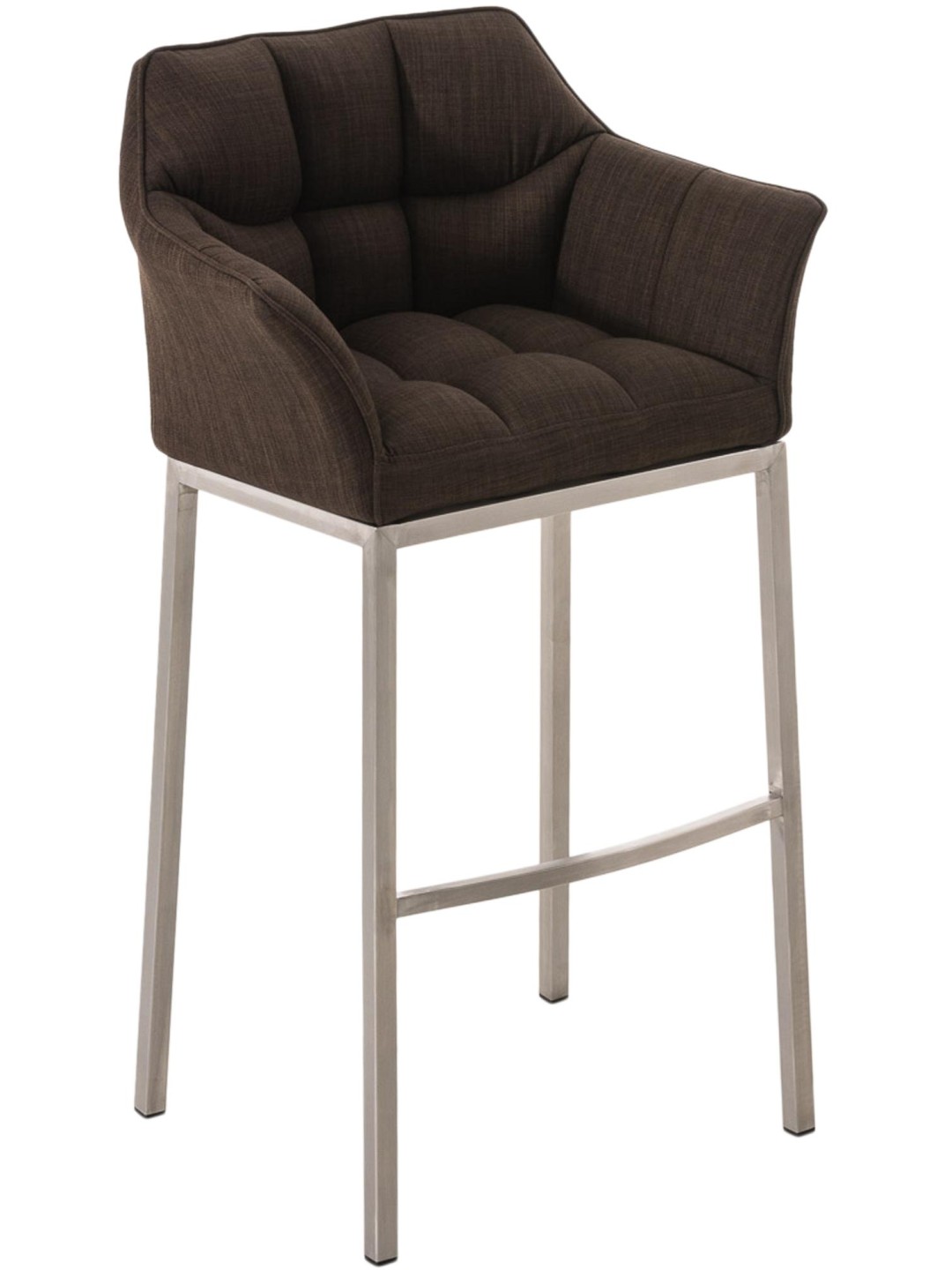 Damaso E szövet bárszék 4 méteres kerettel, barna