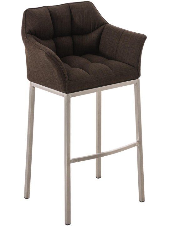 Damaso E szövet bárszék 4 méteres kerettel, barna Damaso E szövet bárszék 4 méteres kerettel, barna