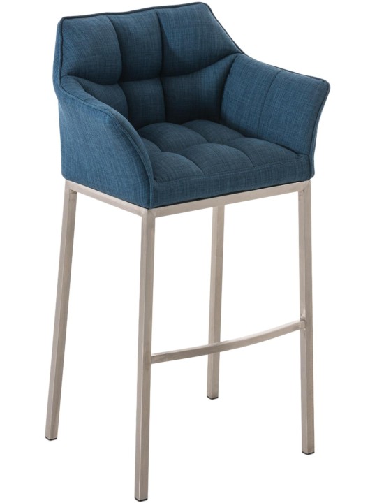 Damaso E szövet bárszék 4 méteres kerettel, kék