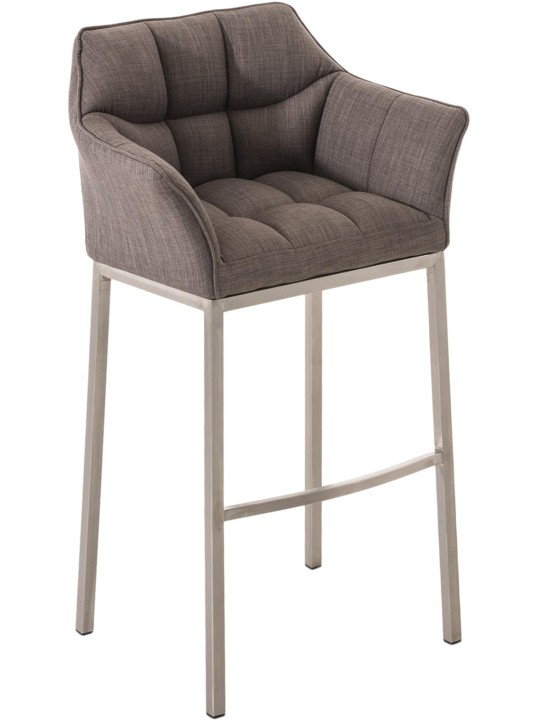 Damaso E szövet bárszék 4 méteres kerettel, szürke Damaso E szövet bárszék 4 méteres kerettel, szürke