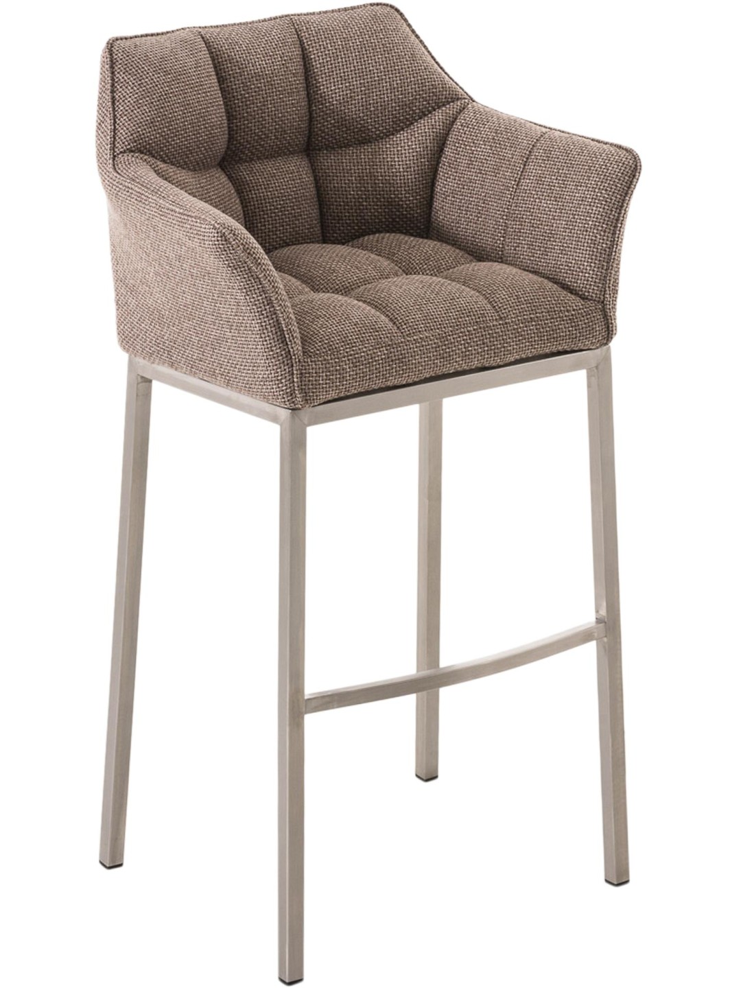 Damaso E szövet bárszék 4 méteres kerettel, terrakotta barna