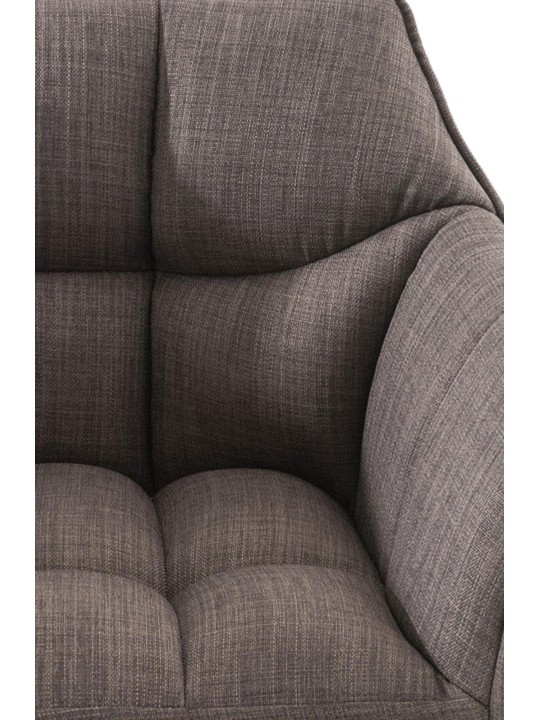 Bárszék Damaso B szövet 4 méteres kerettel, szürke