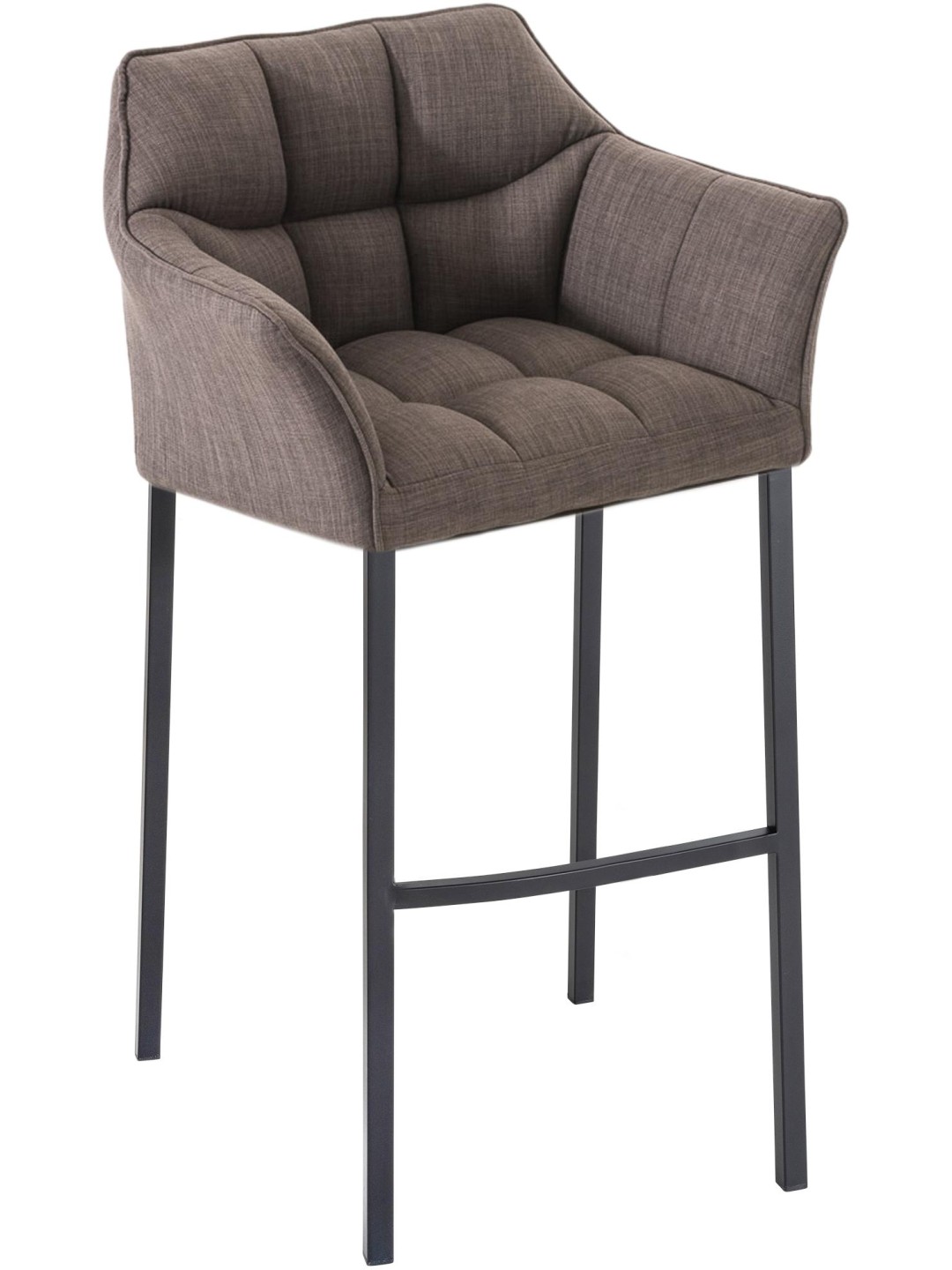 Bárszék Damaso B szövet 4 méteres kerettel, szürke