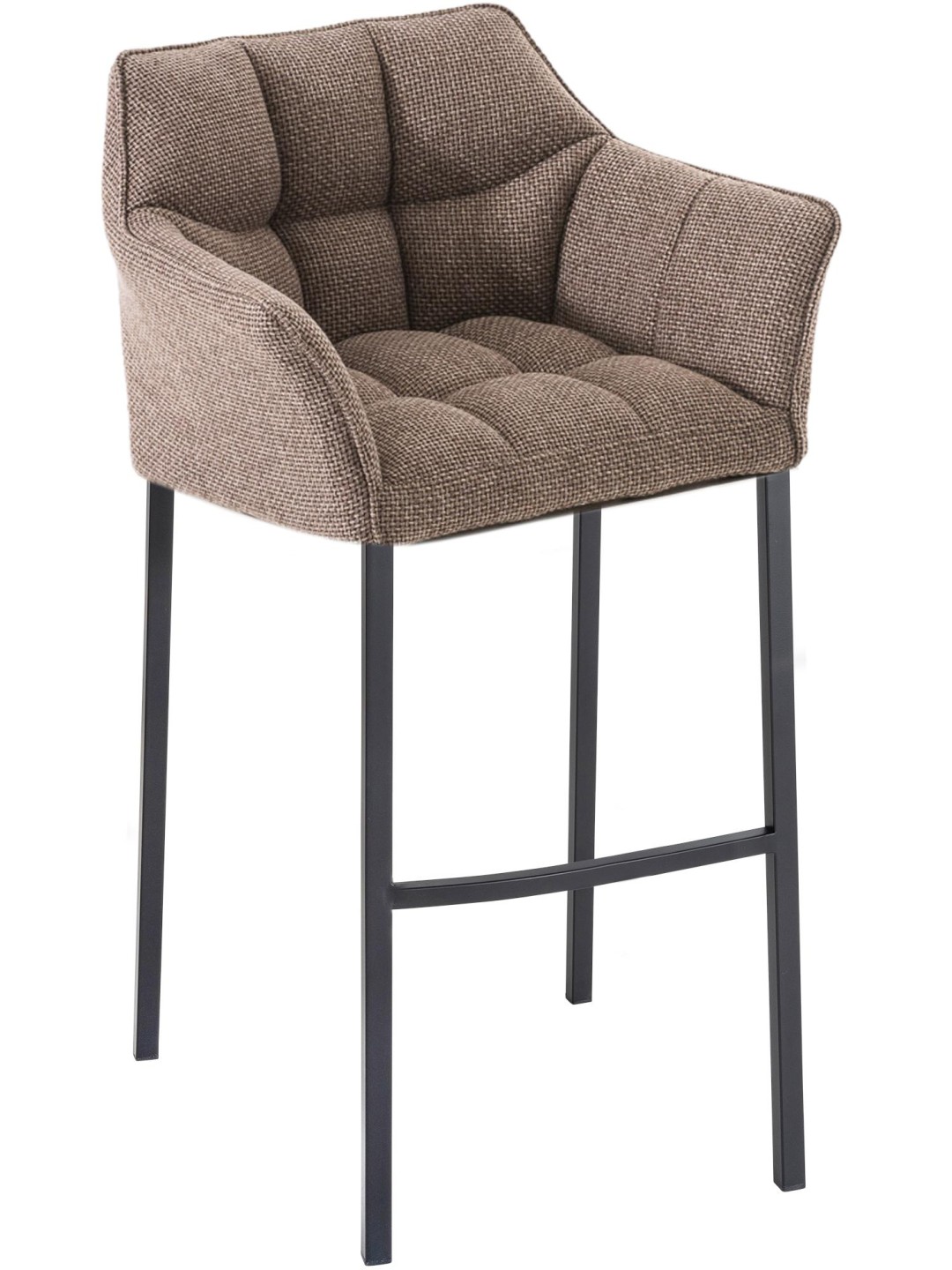 Bárszék Damaso B szövet 4 méteres kerettel, terrakotta barna