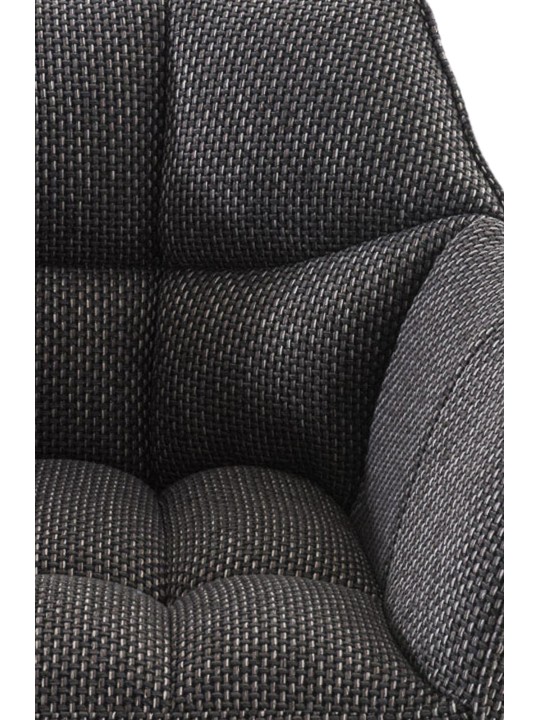 Bárszék Damaso B szövet 4 méteres kerettel, titánszürke