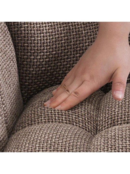 Bárszék Damaso E szövet, terrakotta barna