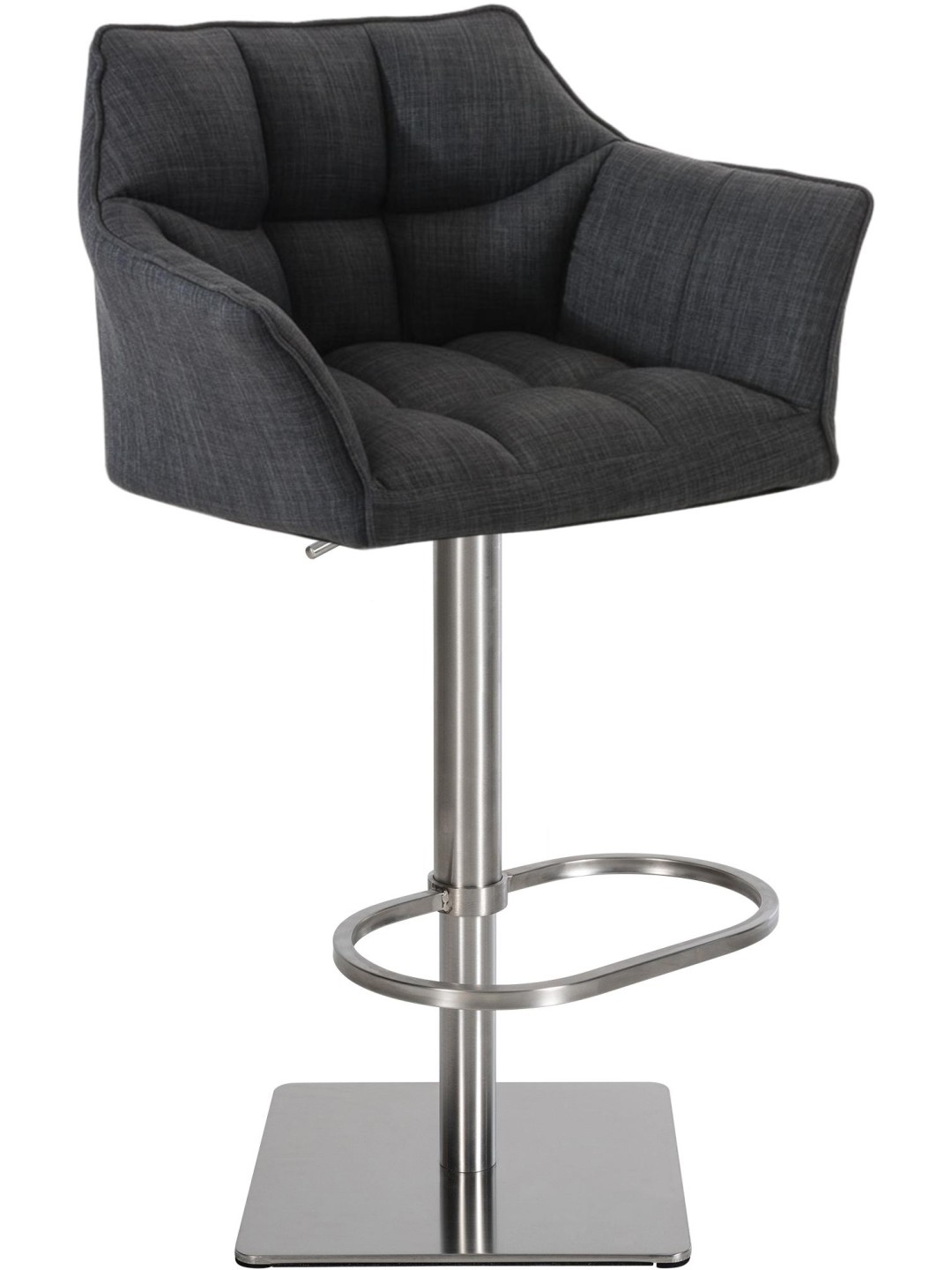 Bárszék Damaso E szövet, sötétszürke