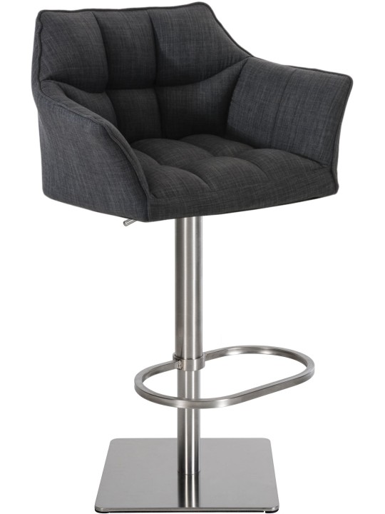 Bárszék Damaso E szövet, sötétszürke