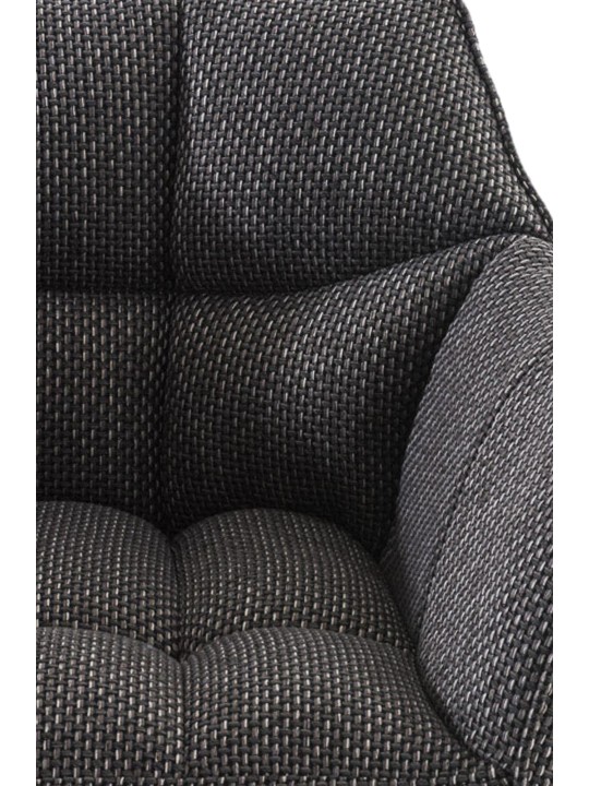 Bárszék Damaso E szövet, titánszürke