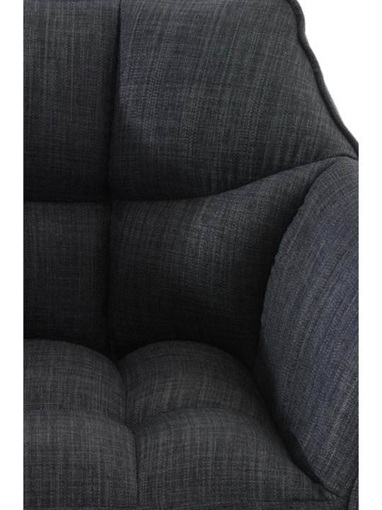 Bárszék Damaso B szövet, sötétszürke