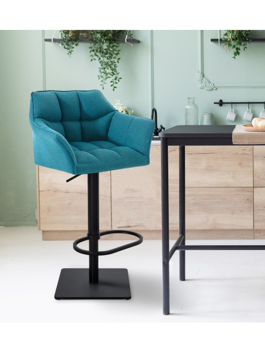 Bárszék Damaso B szövet, türkiz