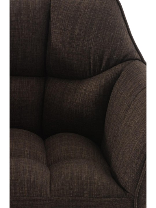 Bárszék Damaso W szövet, barna