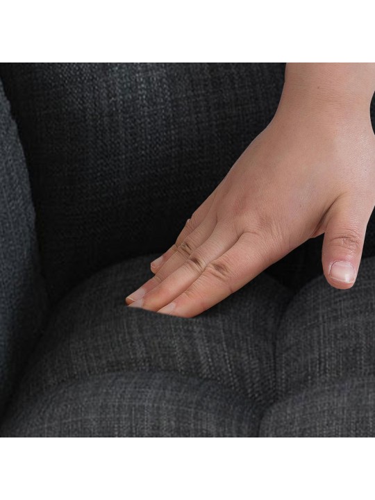 Bárszék Damaso W szövet, sötétszürke