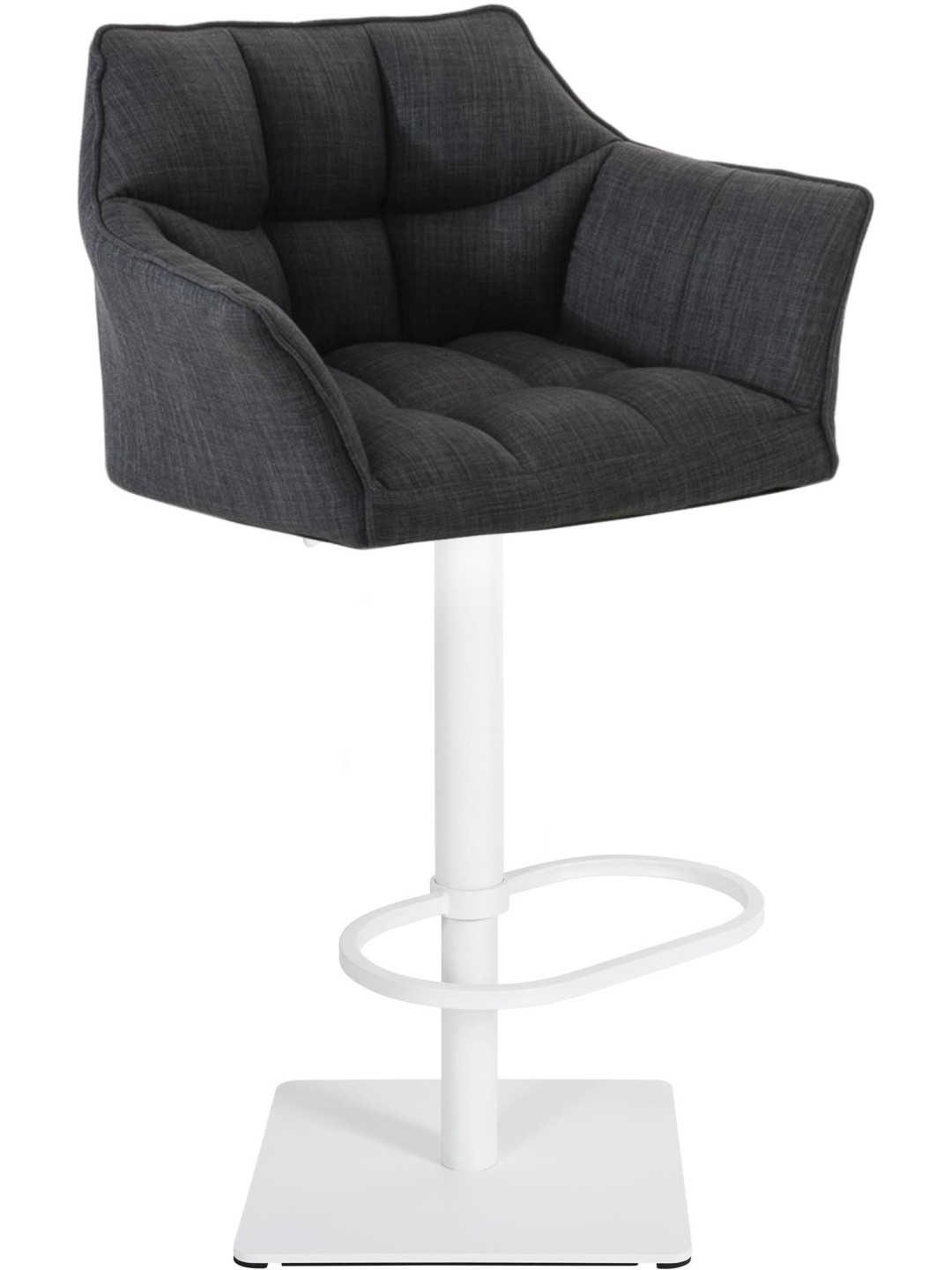 Bárszék Damaso W szövet, sötétszürke