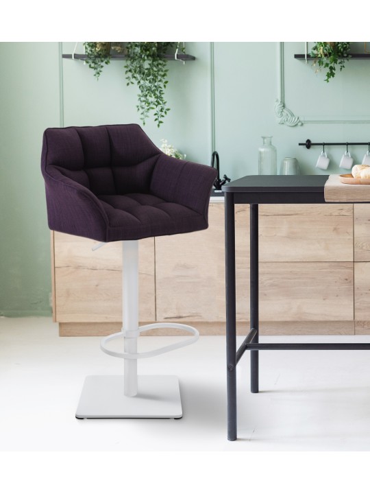 Bárszék Damaso W szövet, lila