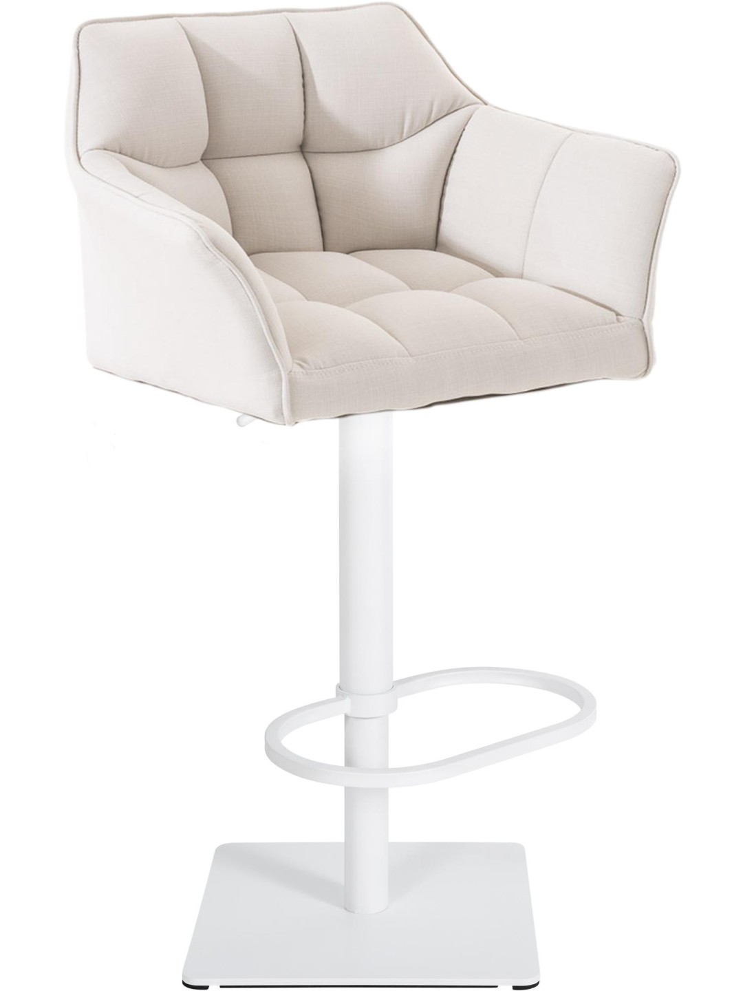 Bárszék Damaso W szövet, fehér