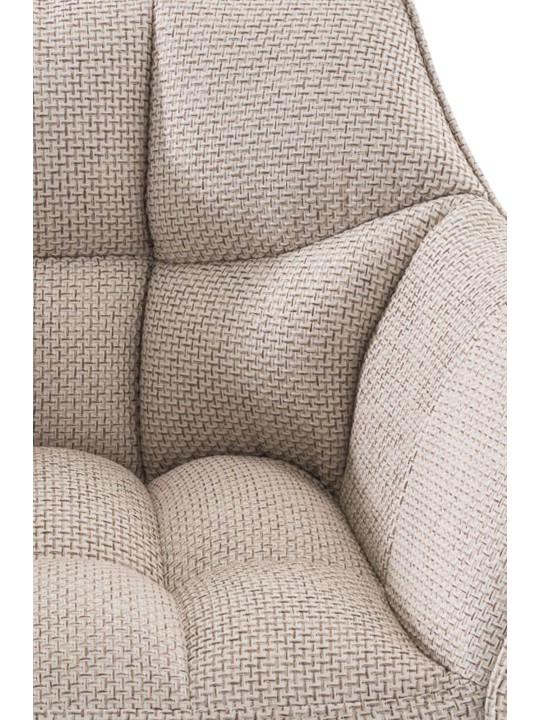 2 db bárszék készlet Damaso szövet rozsdamentes acél, elefántcsont 2 db bárszék készlet Damaso szövet rozsdamentes acél, elefántcsont