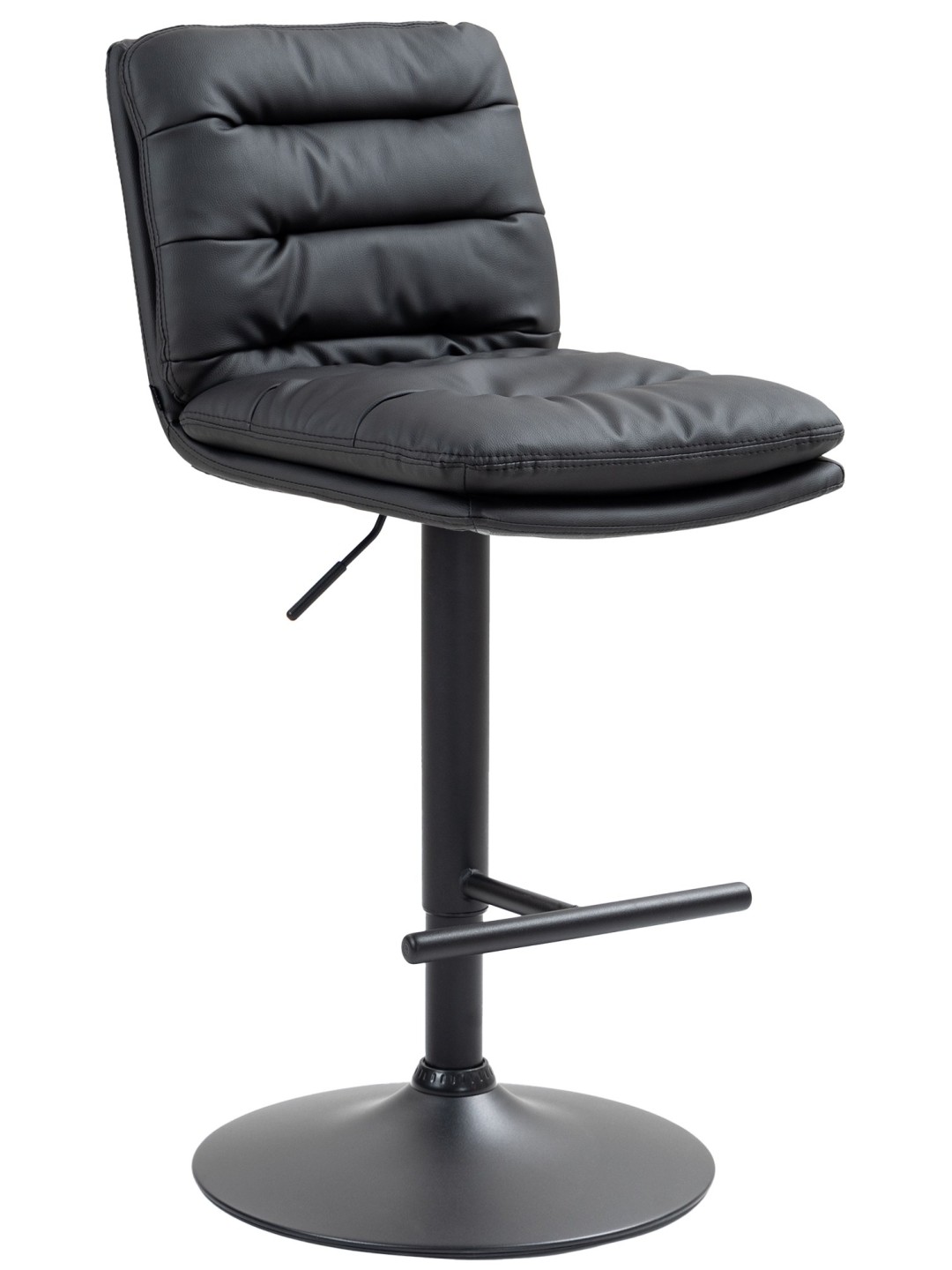 Bárszék Damar műbőr, fekete