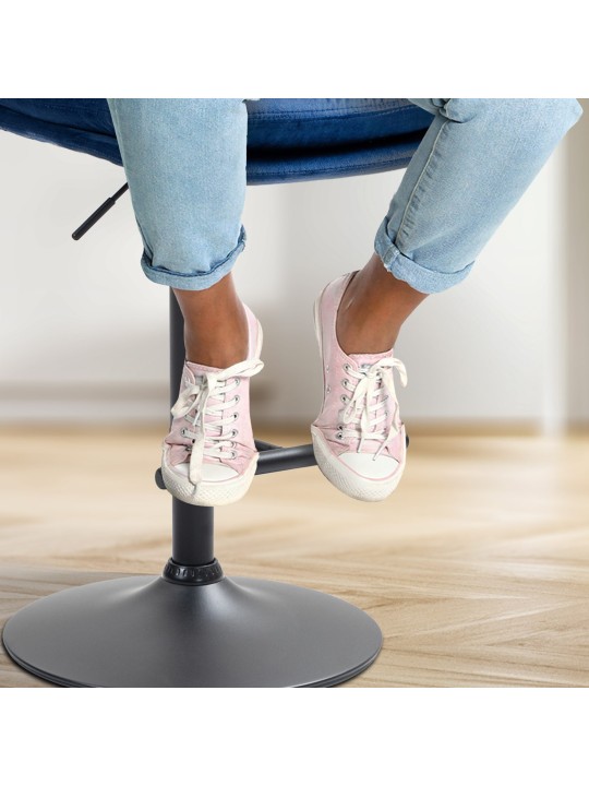 Bárszék Damar bársony, kék