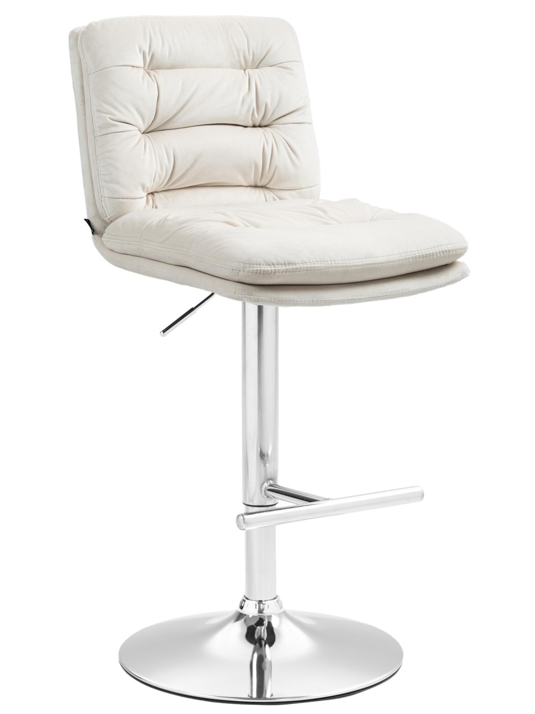 Bárszék Damar bársony króm, krém