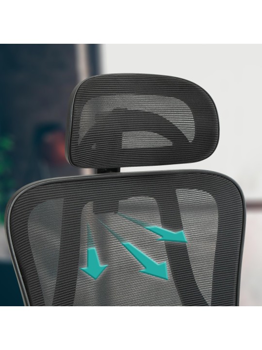 Bryden irodai szék, fekete