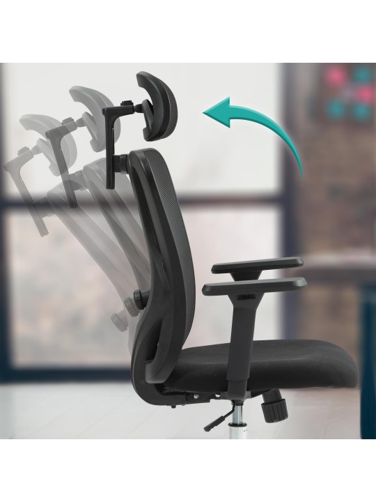 Bryden irodai szék, fekete